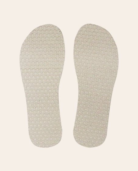 Couleur Tong - Tong Cuir ROMA Ecru – 40-41