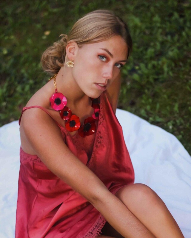 Ciléa Paris - Collier Anémone - Maxi – Noir