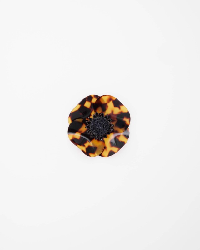 Ciléa Paris - Pin's Anémone - Mini – Noir