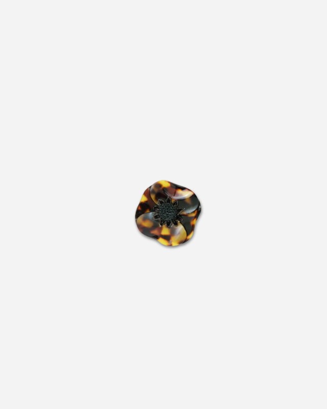 Ciléa Paris - Pendentif Anémone - Mini – Je ne veux pas la chaîne / Noir