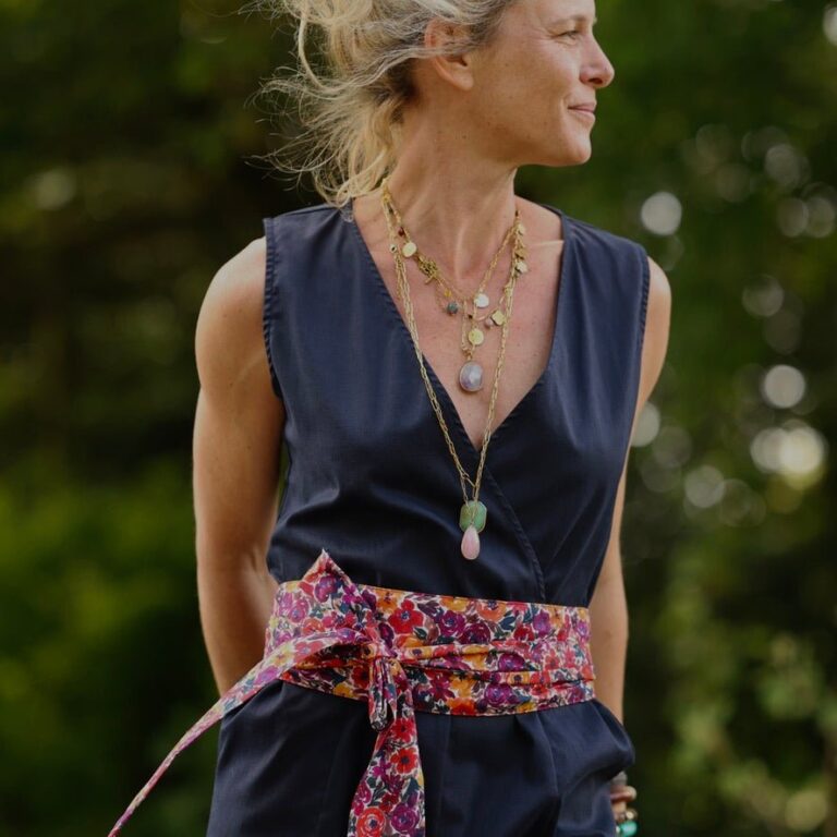 Quintessence - Ceinture Anita — Coton crépuscule épicé