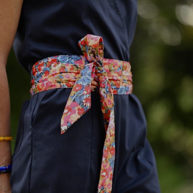 anita coton flammes botaniques 4760862 Quintessence - Ceinture Anita — Coton flammes botaniques