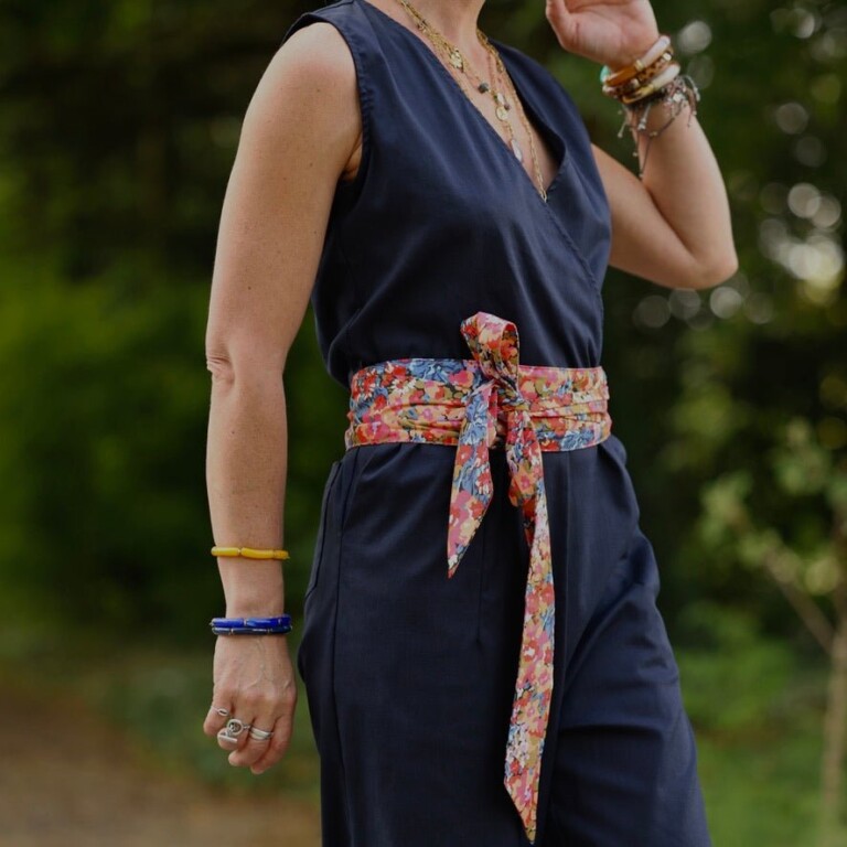Quintessence - Ceinture Anita — Coton flammes botaniques