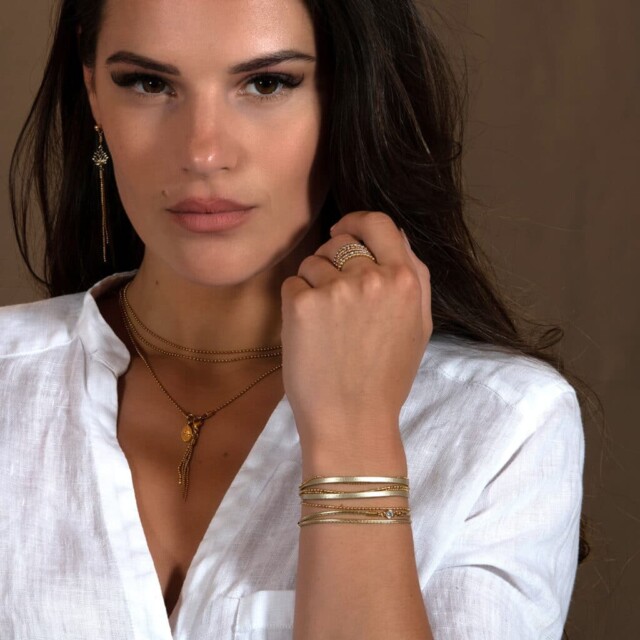 Annah Cruz Bijoux - Boucles d'oreilles Lotus – orjaune