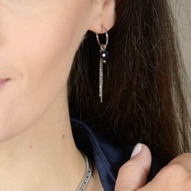 Annah Cruz Bijoux - Boucles créoles Sidney – argent925