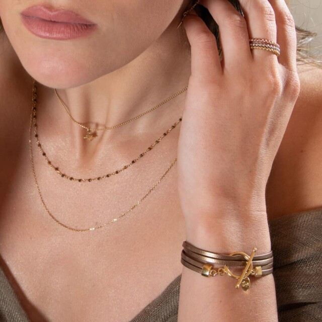 Annah Cruz - Bracelet Allure Mini Or jaune