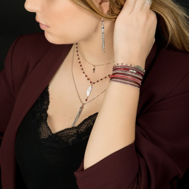 Annah Cruz Bijoux - Bracelet Tribu Mini Chaine Diamantée – taille-unique
