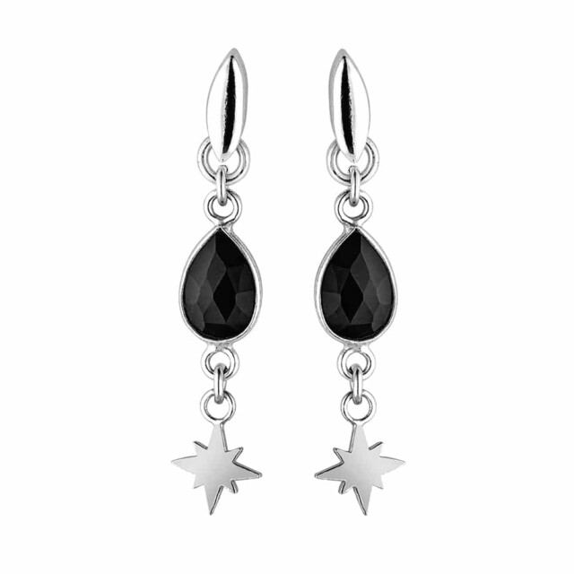 Annah Cruz - Boucles d’oreilles Black Onyx