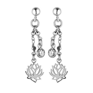 Boucles d’oreilles Jade Cristal par la marque Annah Cruz Annah Cruz - Boucles d’oreilles Jade Cristal