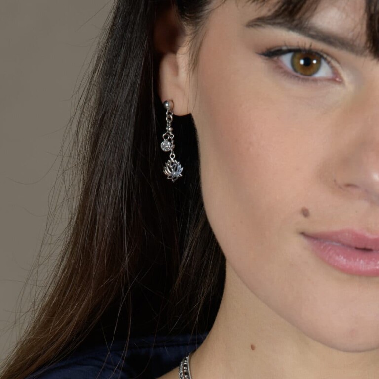 Annah Cruz Bijoux - Boucles d'oreilles Jade Cristal