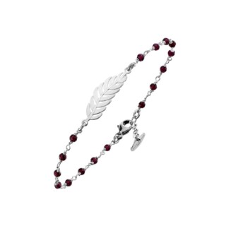 Annah Cruz - Bracelet Plume Rosaire