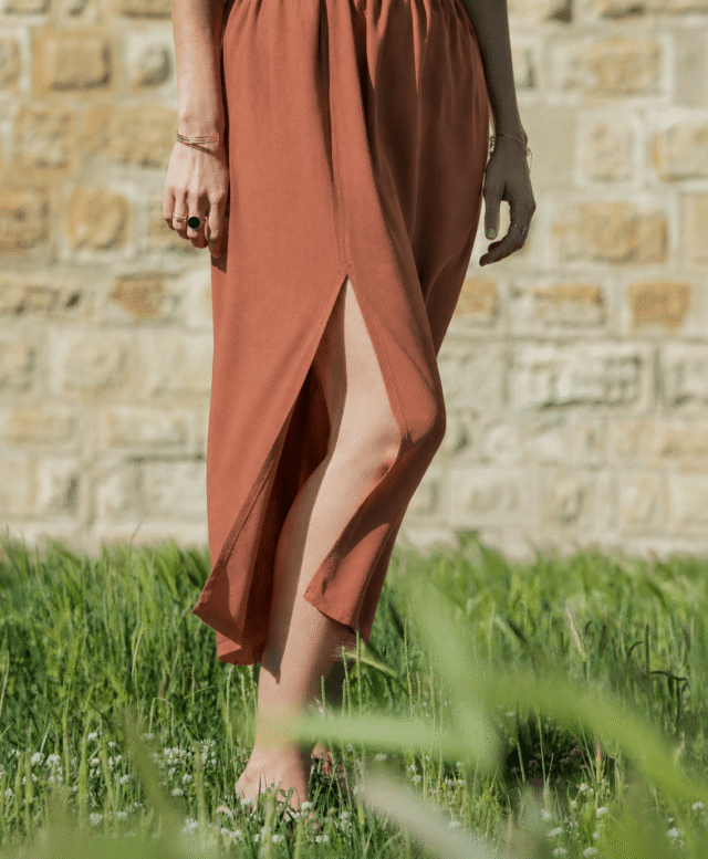 Jupe Mélanie – Chesnut par la marque April et C April et C - Jupe Mélanie – Chesnut