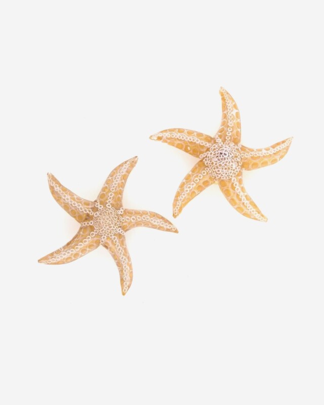 Ciléa Bijoux - Boucle d'oreille Ariel - Grand – Blanc / Clip (oreilles non percées)