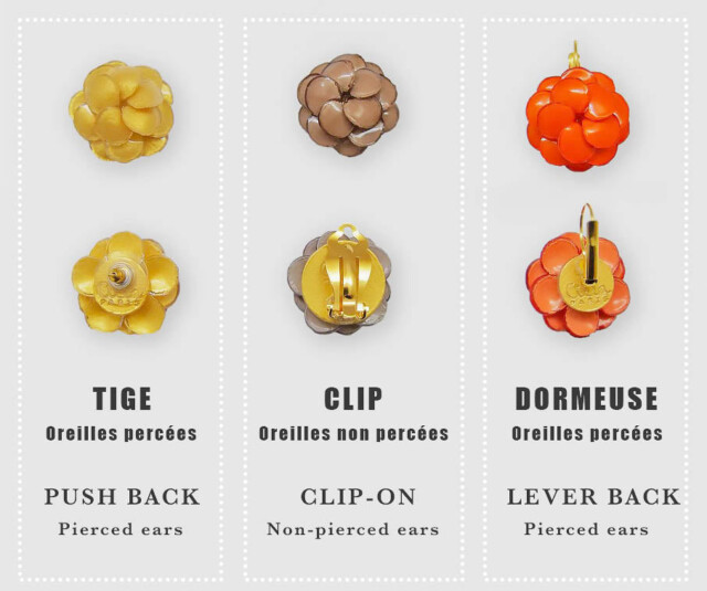 Ciléa Bijoux - Boucles d'oreilles pendantes Égée – Tige (oreilles percées)