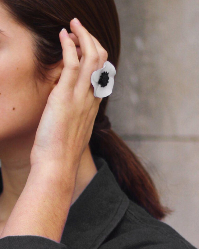 Ciléa Paris - Bague Anémone - Petit – Lavande