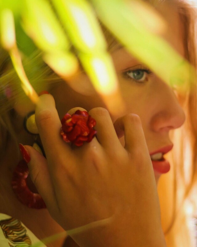 Ciléa Paris - Bague Géranium - Petit – Rose