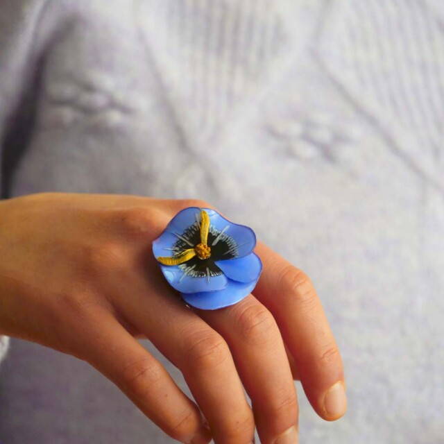 Ciléa Paris - Bague Pensée – Ivoire