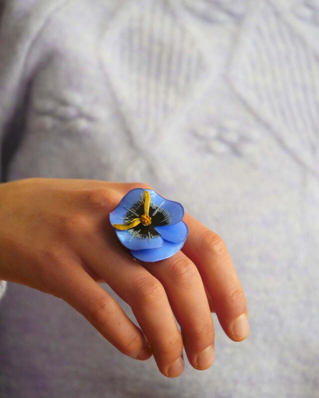 Ciléa Paris - Bague Pensée – Ivoire
