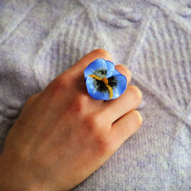 Ciléa Paris - Bague Pensée – Ivoire