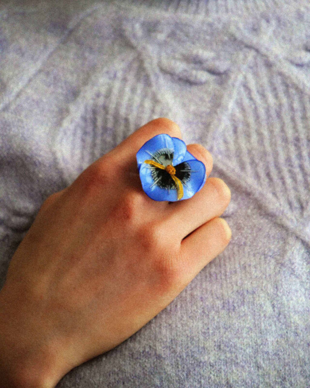Ciléa Paris - Bague Pensée – Ivoire