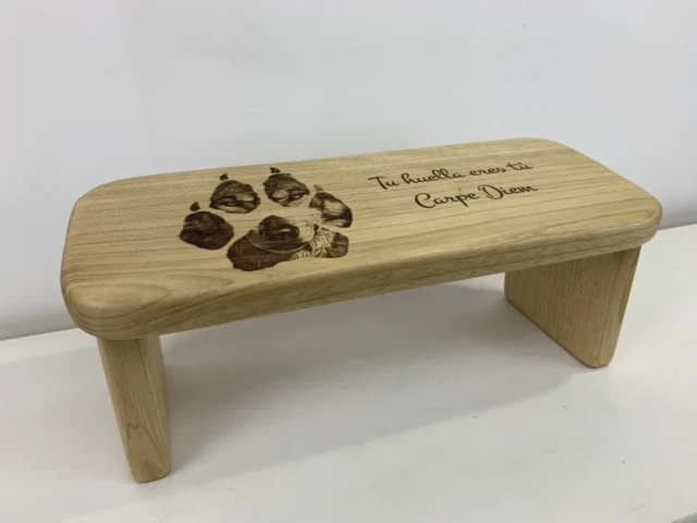 Sève et Copeaux - Banc de méditation à personnaliser (avec ou sans gravure)