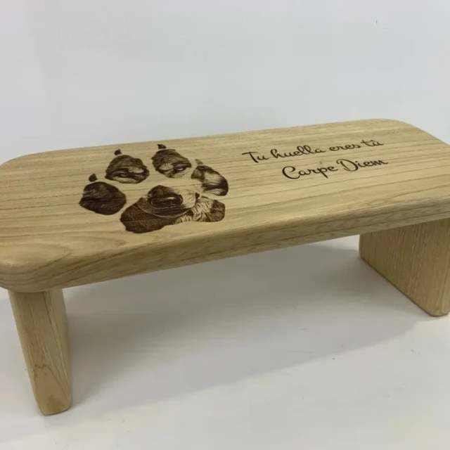 Sève et Copeaux - Banc de méditation à personnaliser (avec ou sans gravure)