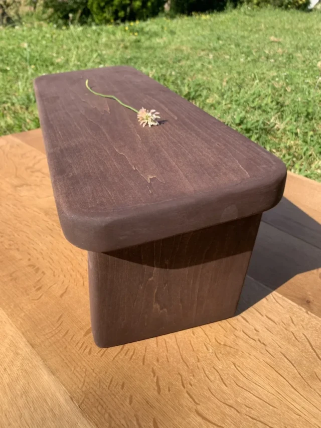 Sève et Copeaux - Banc de méditation à personnaliser (avec ou sans gravure)