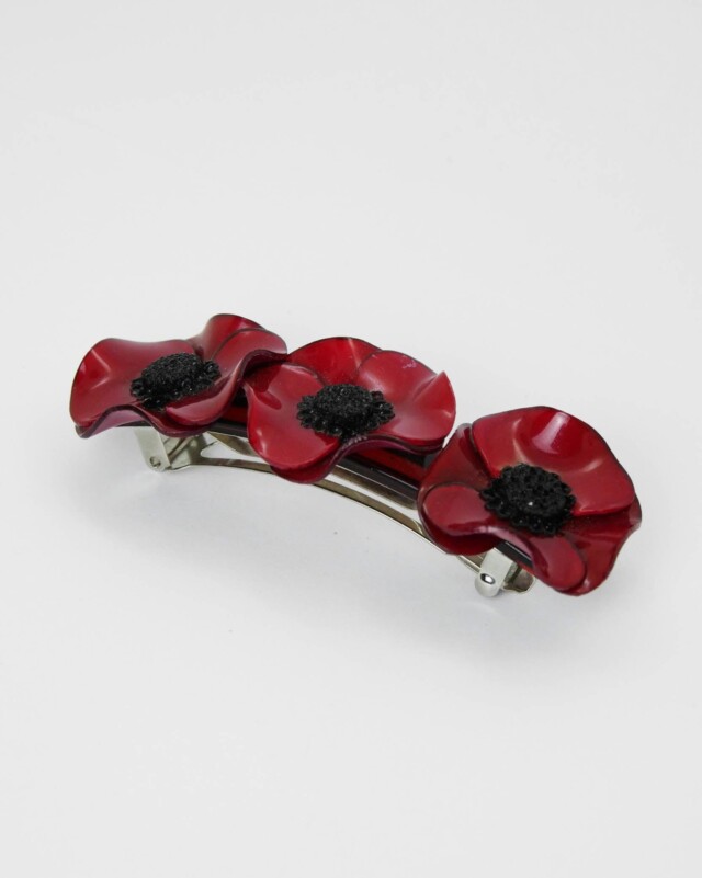 Ciléa Paris - Barrette cheveux Anémone 3 fleurs