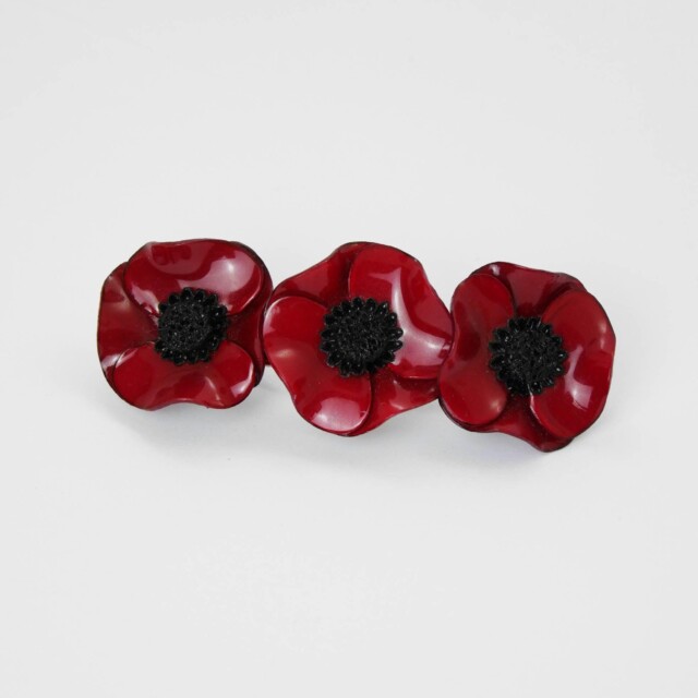 Ciléa Paris - Barrette cheveux Anémone 3 fleurs
