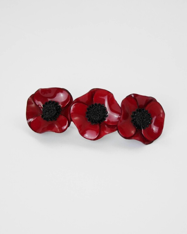 Ciléa Paris - Barrette cheveux Anémone 3 fleurs