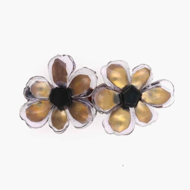 Ciléa Bijoux - Barrette cheveux Jeanne – Orange