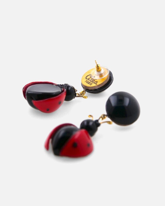 Ciléa Paris - Boucle d'oreille pendante Belle – Clip (oreilles non percées)