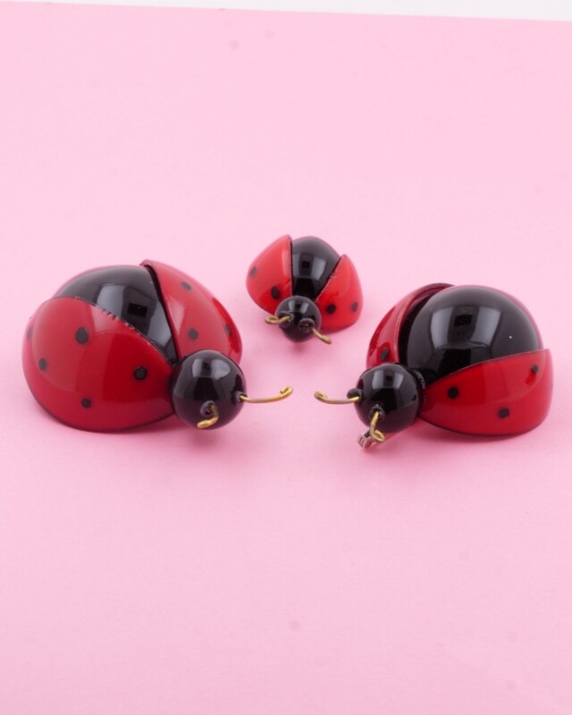 Ciléa Paris - Broche coccinelle Belle - 3 tailles – Petit