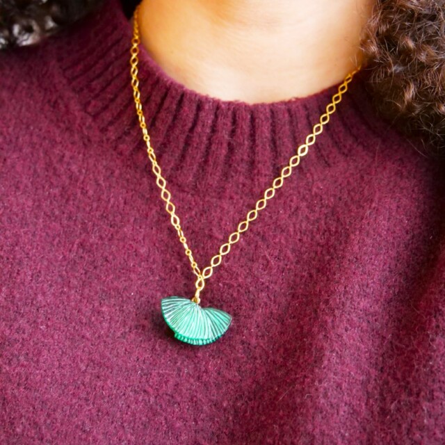 Ciléa Bijoux - Pendentif fantaisie Ebisu – Citron / Sans chaine