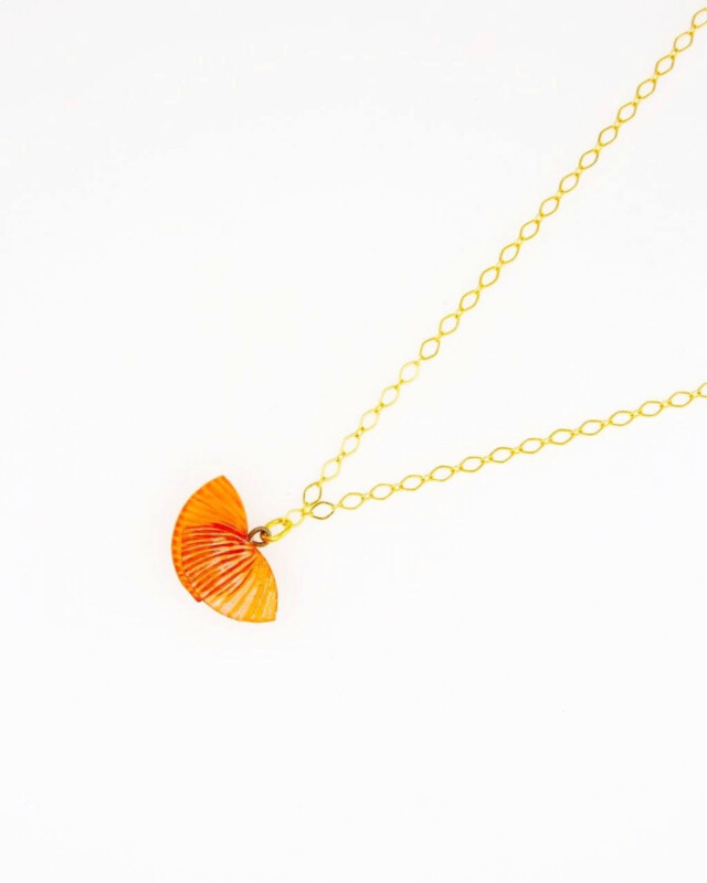 Ciléa Bijoux - Pendentif fantaisie Ebisu – Citron / Sans chaine