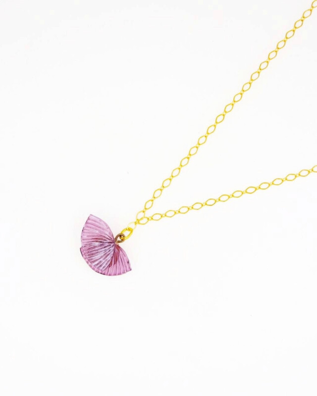 Ciléa Bijoux - Pendentif fantaisie Ebisu – Citron / Sans chaine