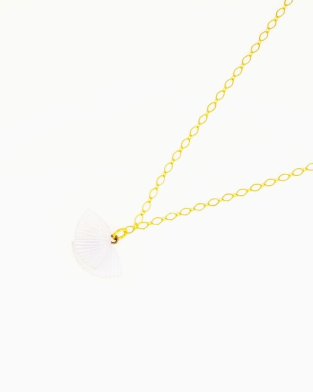 Ciléa Bijoux - Pendentif fantaisie Ebisu – Citron / Sans chaine