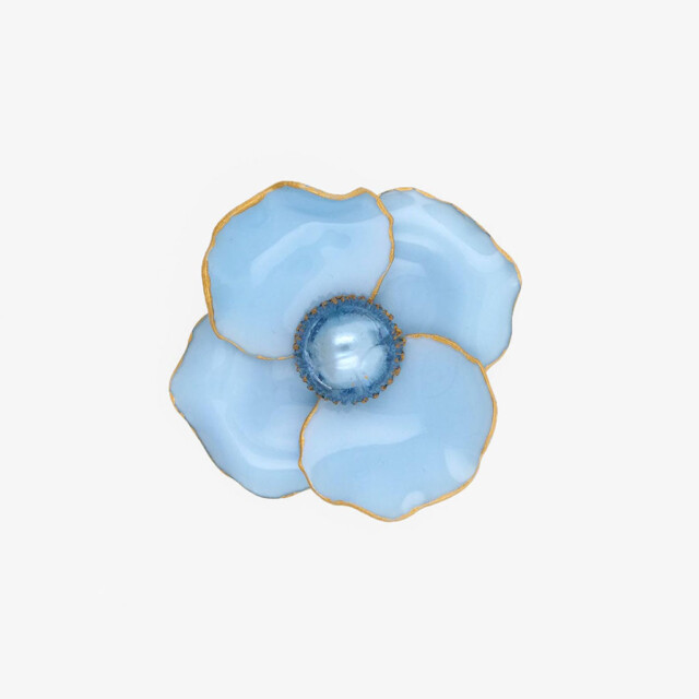 Ciléa Bijoux - Broche La Baule – Rouge clair
