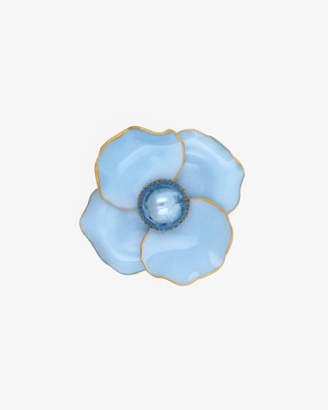 Ciléa Bijoux - Broche La Baule – Rouge clair