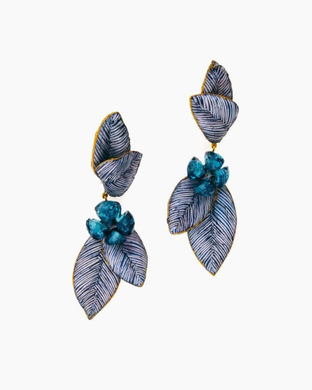 Ciléa Paris - Boucles d’oreilles pendantes Pomerole