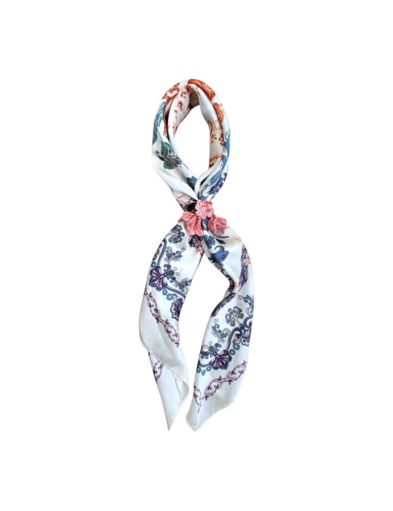 L’Atelier de Patricia - Accessoires Bijoux pour foulard - Fleurissants – Rouge