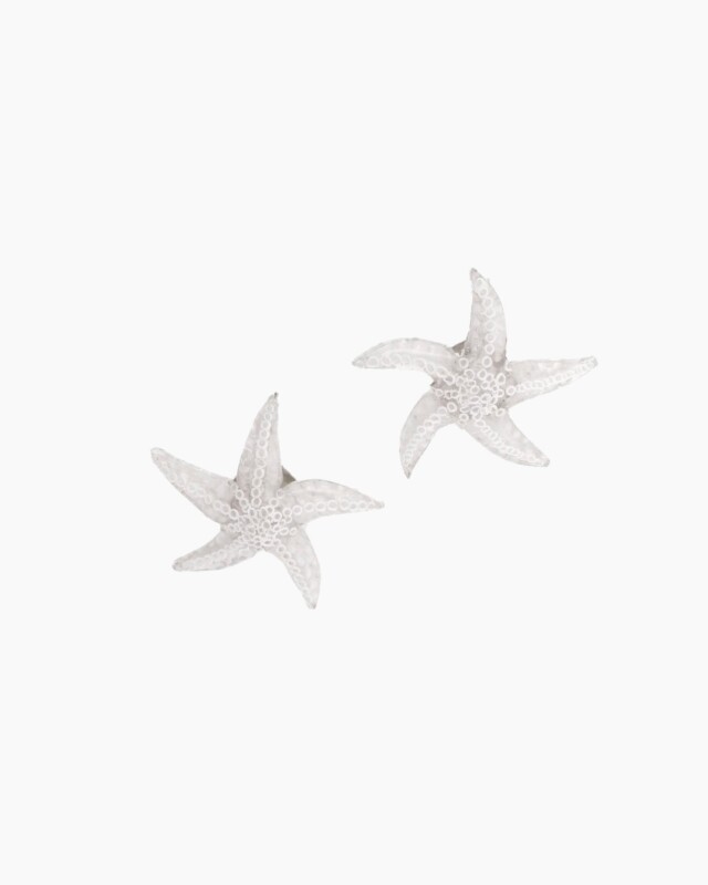 Ciléa Bijoux - Boucles d'oreilles Ariel - Mini – Bleu électrique / Clip (oreilles non percées)