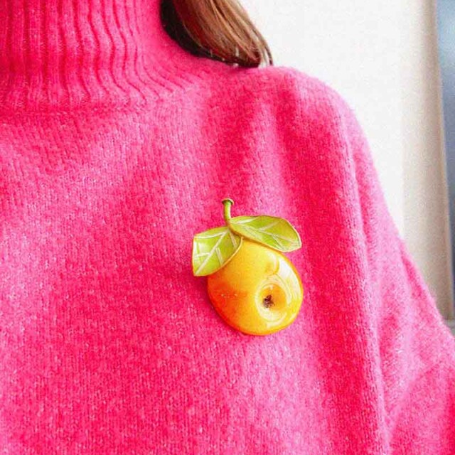 Ciléa Bijoux - Broches fruit Poire - Grand