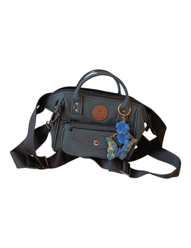 L’Atelier de Patricia - Bijoux porte clés sac à main - papillon Bleues – Bleu marine