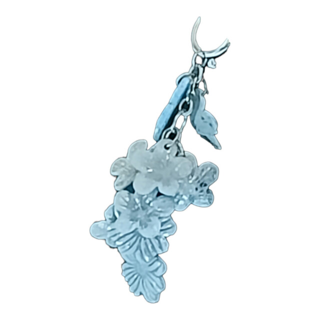 L’Atelier de Patricia - Bijoux porte clés sac - bleu glacier – Bleu clair