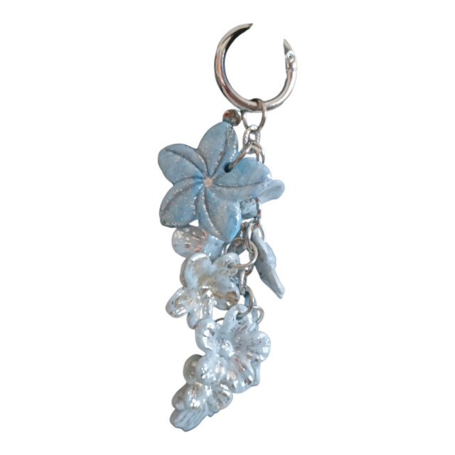 L’Atelier de Patricia - Bijoux porte clés sac - bleu glacier – Bleu clair