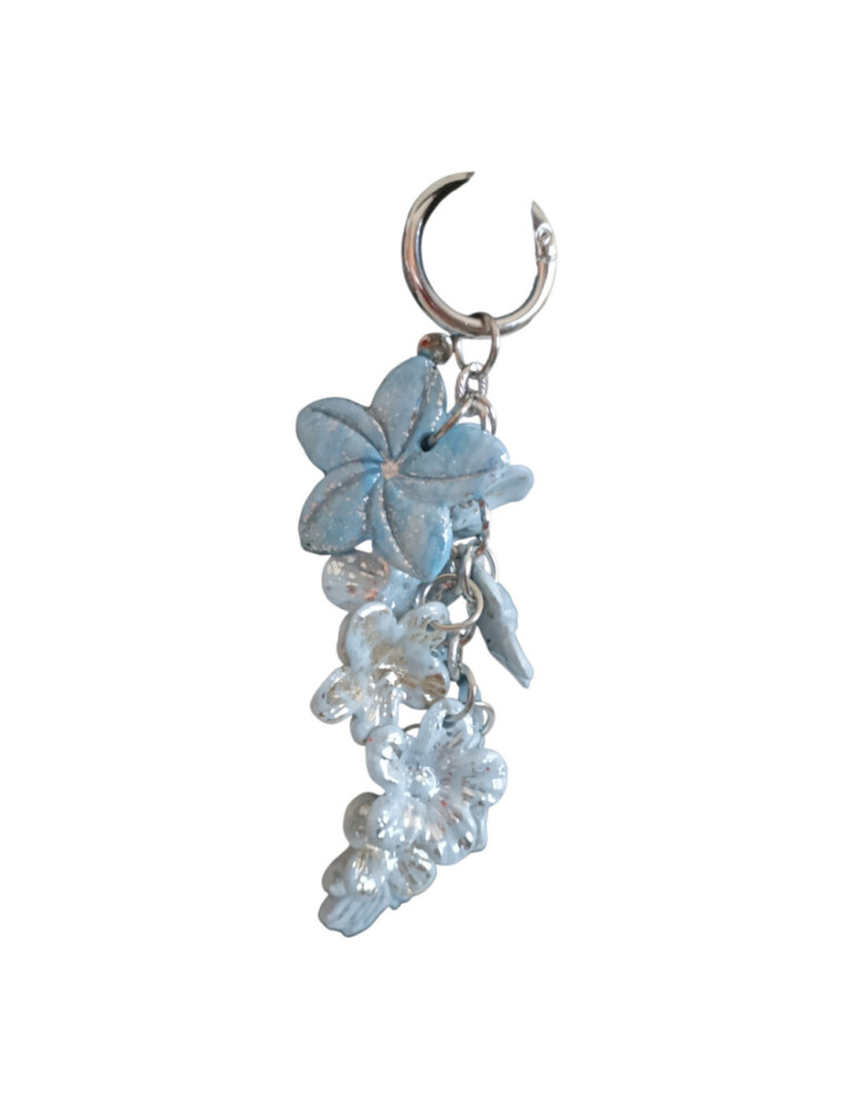 L’Atelier de Patricia - Bijoux porte clés sac - bleu glacier – Bleu clair