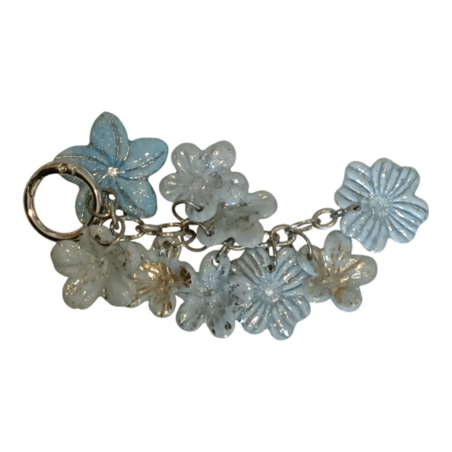 L’Atelier de Patricia - Bijoux porte clés sac - bleu glacier – Bleu clair