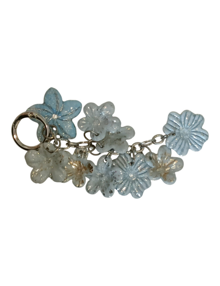 L’Atelier de Patricia - Bijoux porte clés sac - bleu glacier – Bleu clair