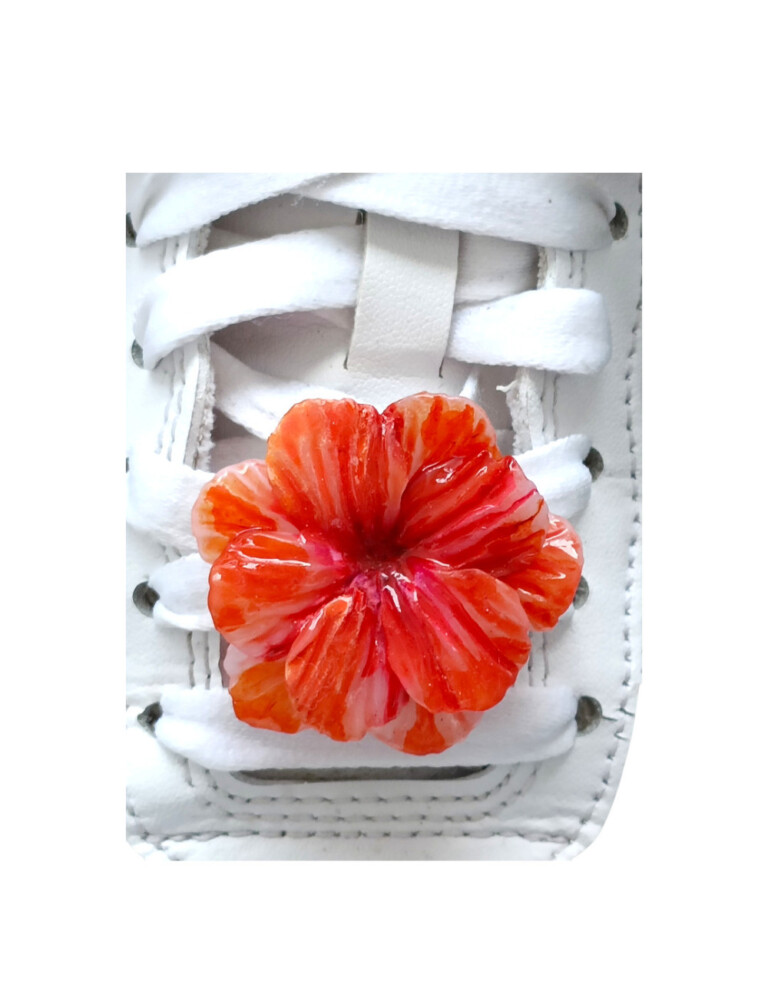 L’Atelier de Patricia - clips pour lacets - Sophie – Rouge